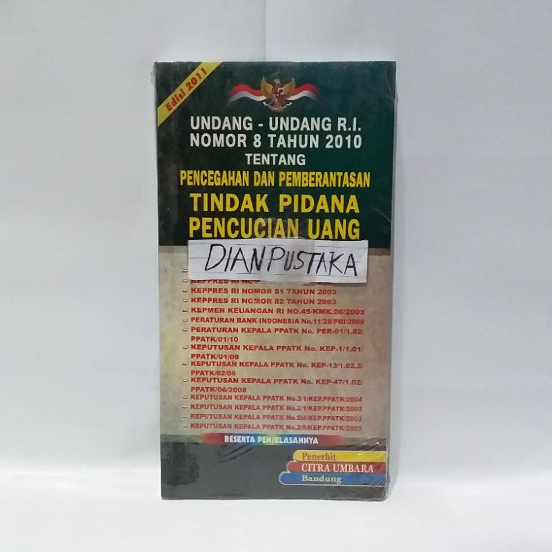 Jual Original Tentang Pencegahan Dan Pemberantasan Tindak Pidana