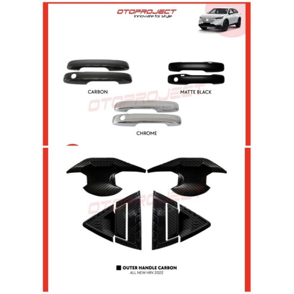 Jual Paket Cover Handle Outer Mangkok Pintu Otoproject All New HRV