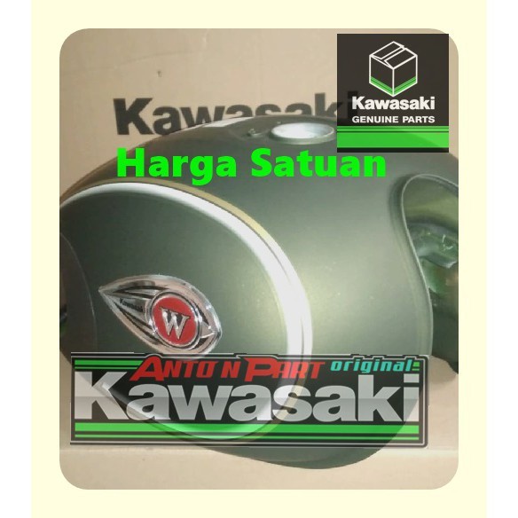 Jual Tangki Bensin W Hijau Army Original Kawasaki Genuine Part