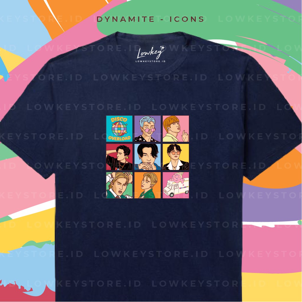 Jual DYNAMITE SERIES ICONS KAOS BTS DYNAMITE LENGAN PANJANG BAJU