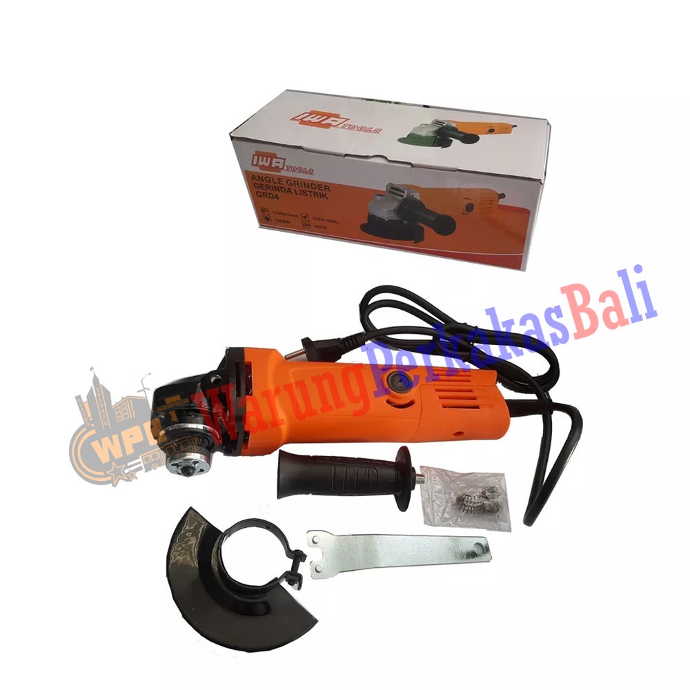 Jual PROMO IWA Mesin Gerinda Tangan 4 Listrik Angle Grinder 100MM