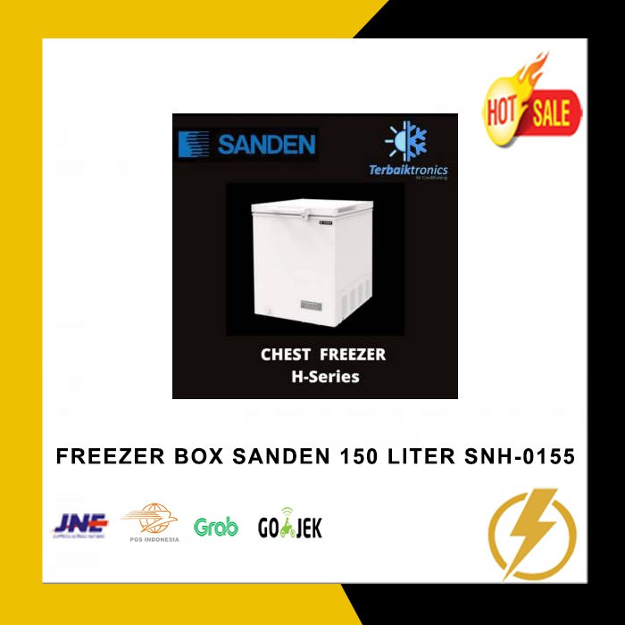 Jual Chest Freezer Box Sanden Liter Watt Snh Shopee