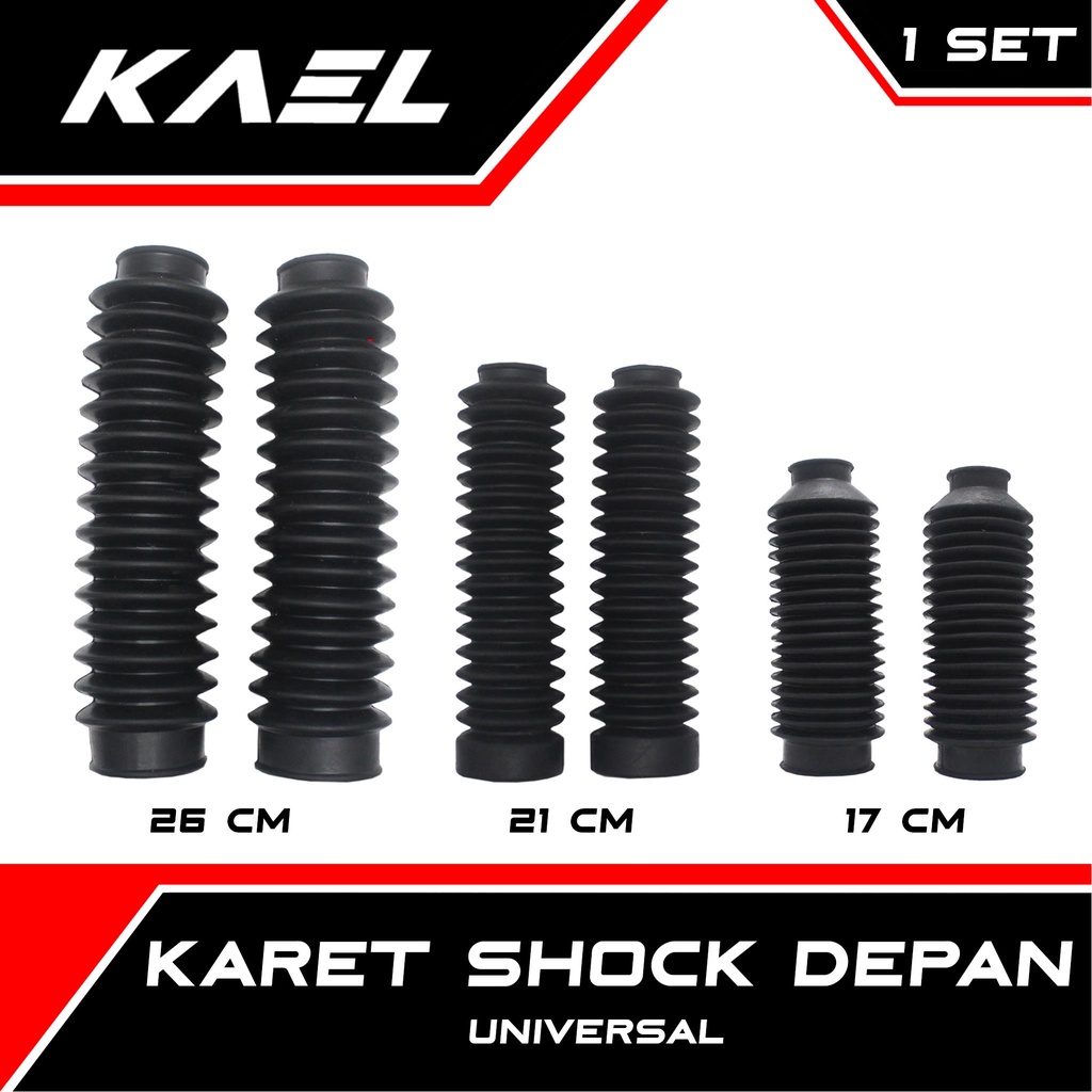 Jual Karet Shock Depan Universal Motor Bebek Matic Sport Trail Tutup