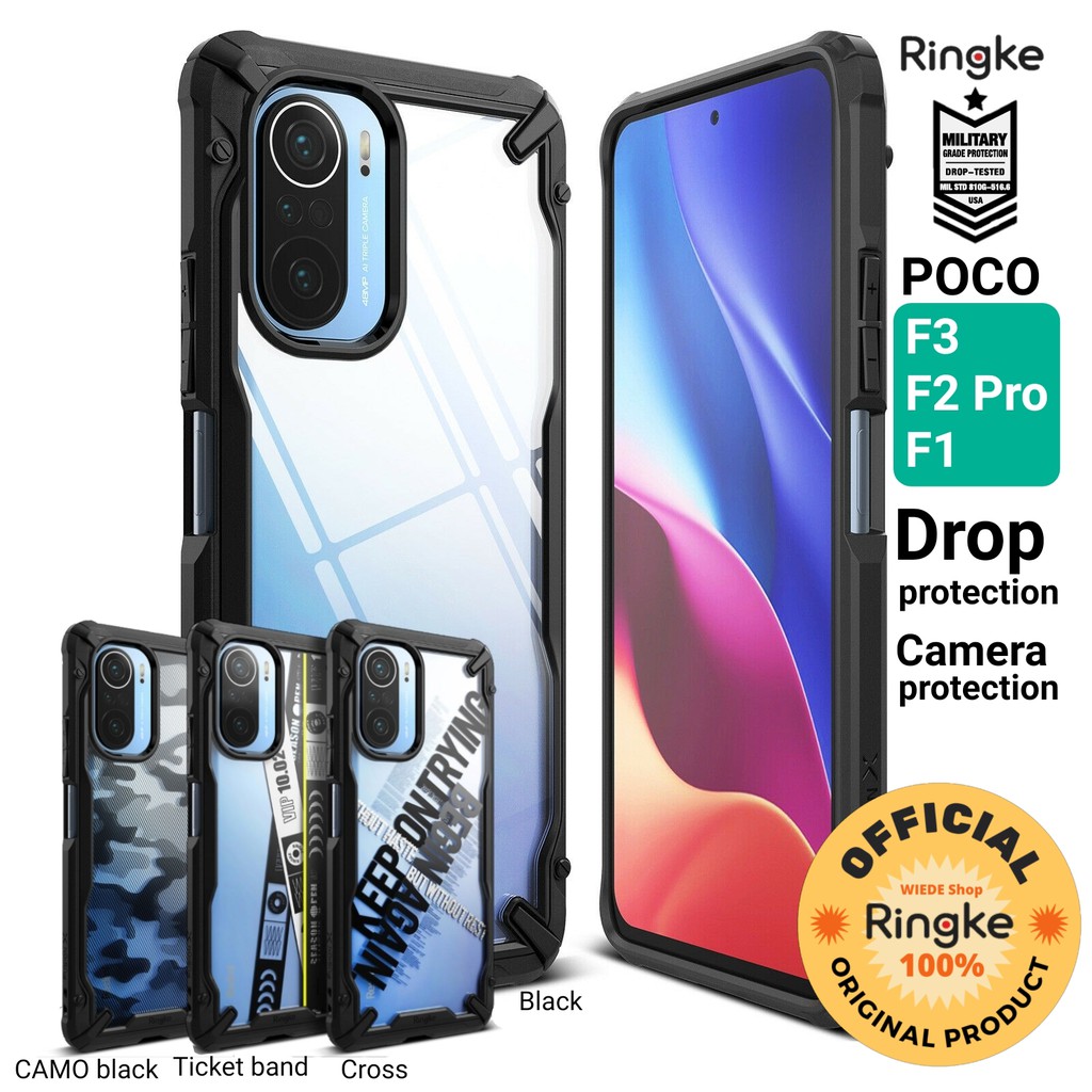 Jual Case Xiaomi POCO F3 POCO F2 Pro Pocophone F1 RINGKE Fusion X