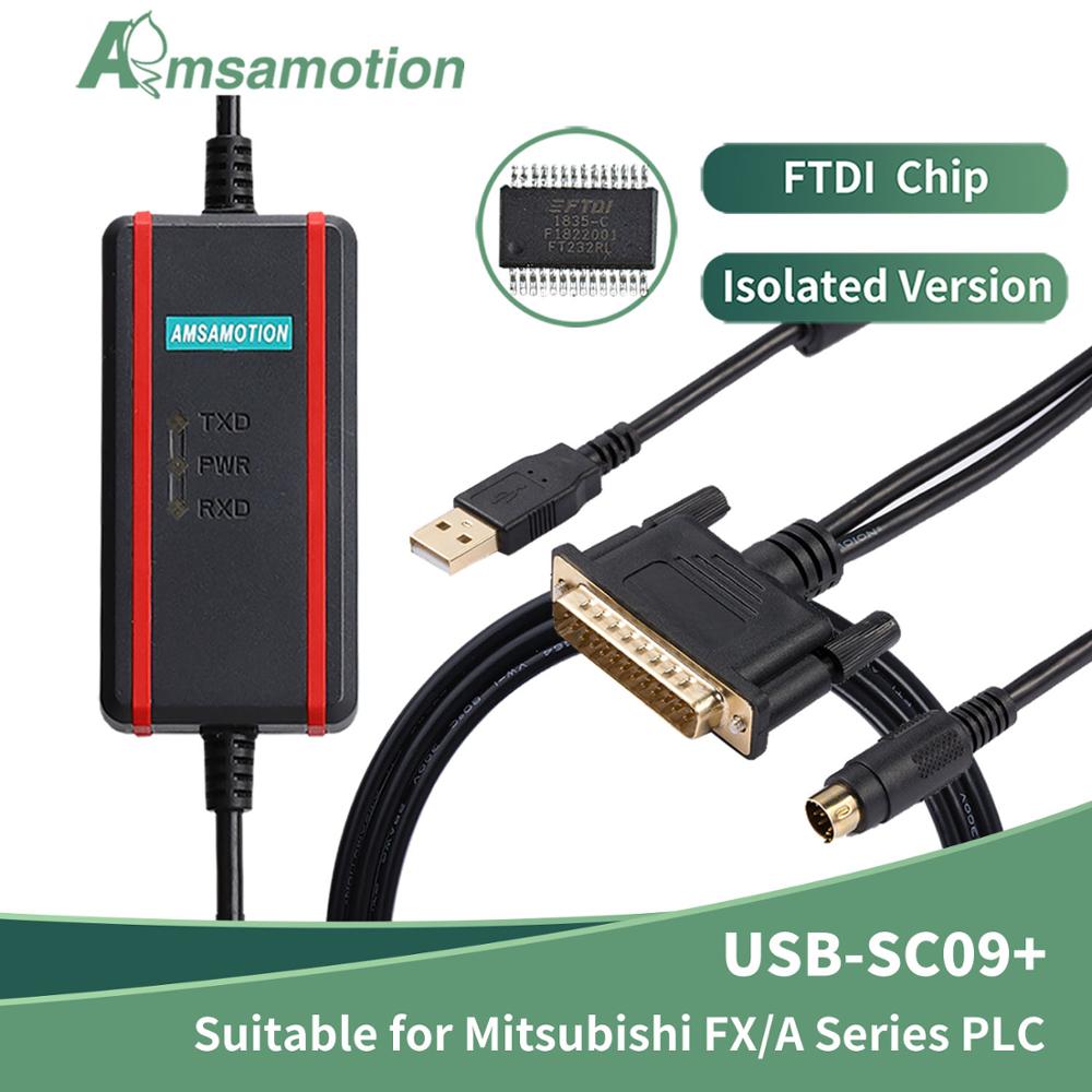 Jual Usb Sc09 Mitsubishi Fx A Series Plc Programming Kabel Usb Sc09