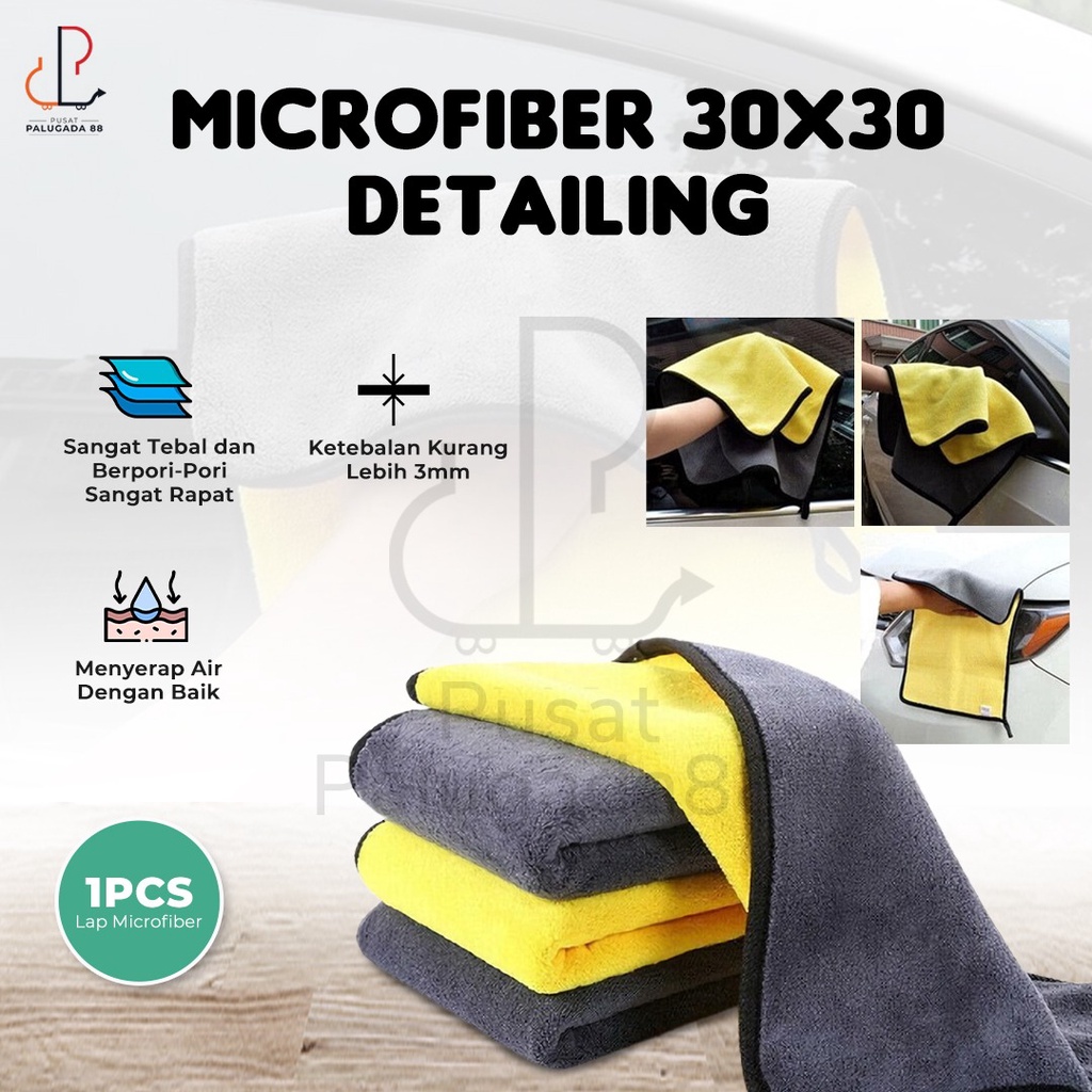 Jual Kain Lap Detailing Microfiber Gsm X Super High Grade