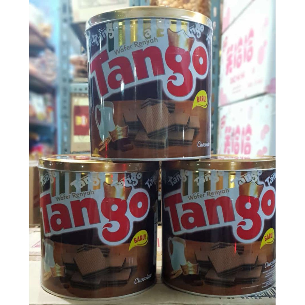 Jual Biskuit Wafer Coklat Tango Kaleng Shopee Indonesia