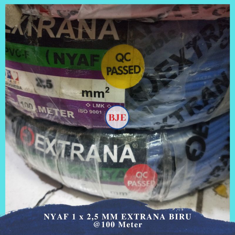 Jual Kabel NYAF 2 5 Mm Merk Extrana Warna Biru HARGA PER ROLL