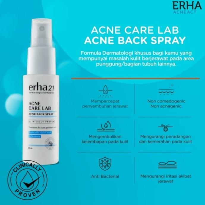 Jual Erha Acne Care Lab Acne Back Spray Obat Jerawat Punggung