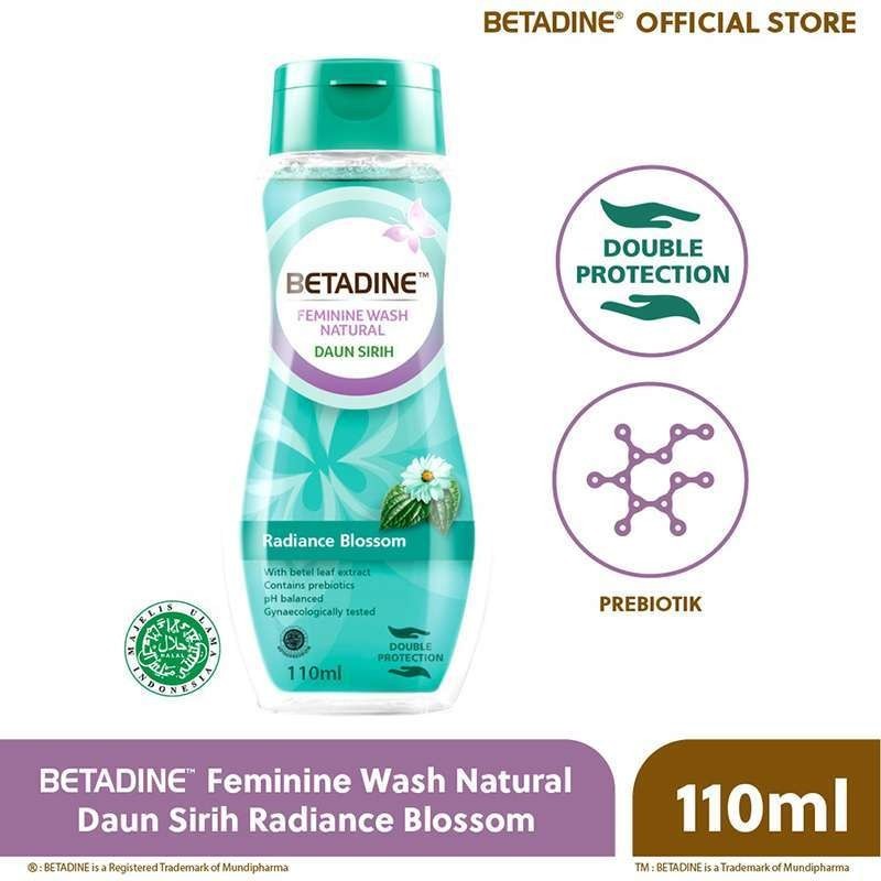 Jual Betadine Feminine Wash Natural Daun Sirih Radiance Blossom Ml