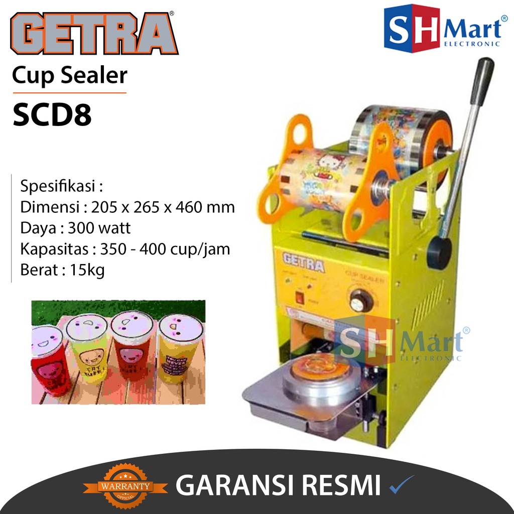 Jual Cup Sealer Getra Sc D Mesin Penyegel Gelas Plastik Scd Medan