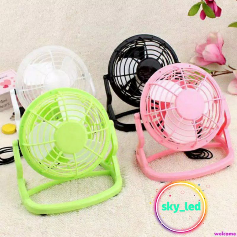 Jual Kipas Angin Usb Bahan Besi Mini Fan A Warna Ramdom Shopee