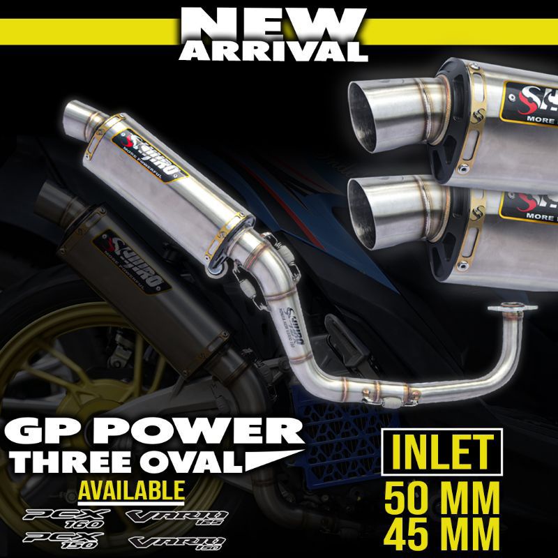 Jual Exhaust System Shijiro Racing Type Mt Gp Power For Aerox N Max