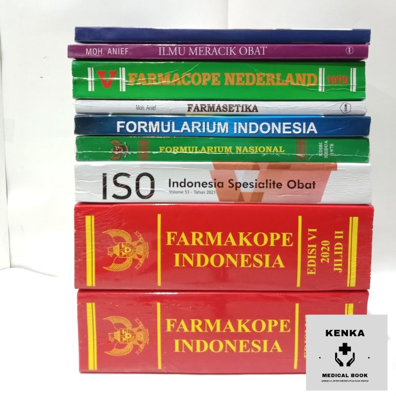 Jual PAKET 8 BUKU FARMASI FI 6 JILID 1 2 ISO FORNAS FOI