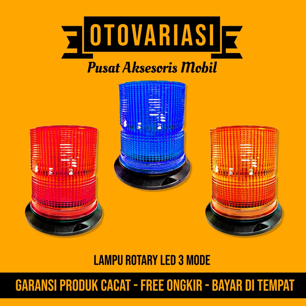 Jual Lampu Variasi Rotari Rotary Rotator Warning Light Universal LED