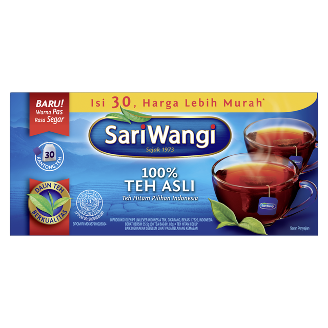 Jual Sariwangi Teh Asli Celup Isi 30 Shopee Indonesia