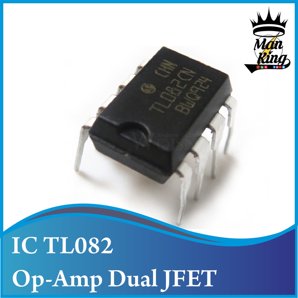 Jual Ic Tl082 Dual JFET Operational Amplifier Shopee Indonesia