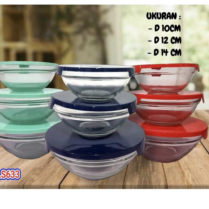 Jual Murah Banget Kimglass Glass Bowl Set In Mangkok Kaca Tebal