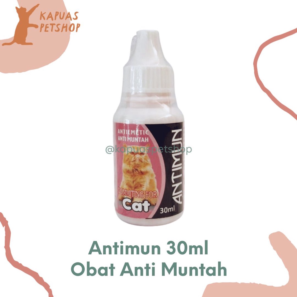 Jual Antimun Obat Kucing Anti Muntah 30ml Shopee Indonesia