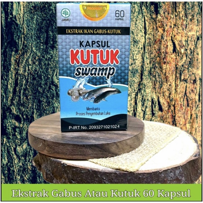 Jual Kapsul Ikan Gabus Kutuk Swamp Asli Isi 60 Pcs Extrak Ikan Gabus