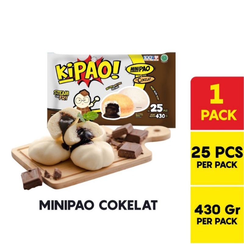 Jual KIPAO MINIPAO COKELAT Isi 25 Pcs Perpack Shopee Indonesia