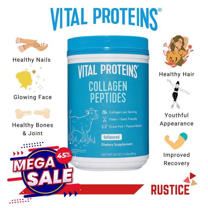 Jual Lillian34 Store Vp Vital Proteins Collagen Peptides Unflavored