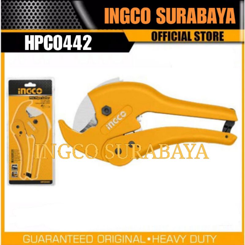 Jual INGCO HPC0442 PIPIE CUTTER 42MM GUNTING PIPA PARALON PVC ALAT TANG