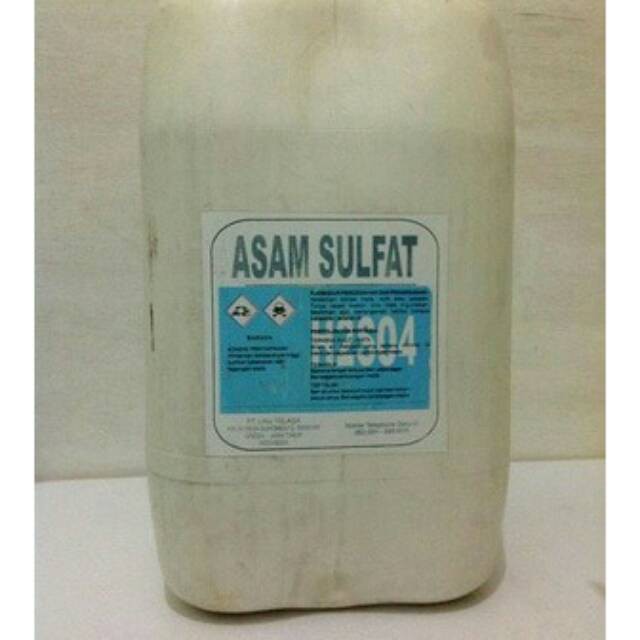 Jual Asam Sulfat Asam Sulphate H So Liter Shopee Indonesia