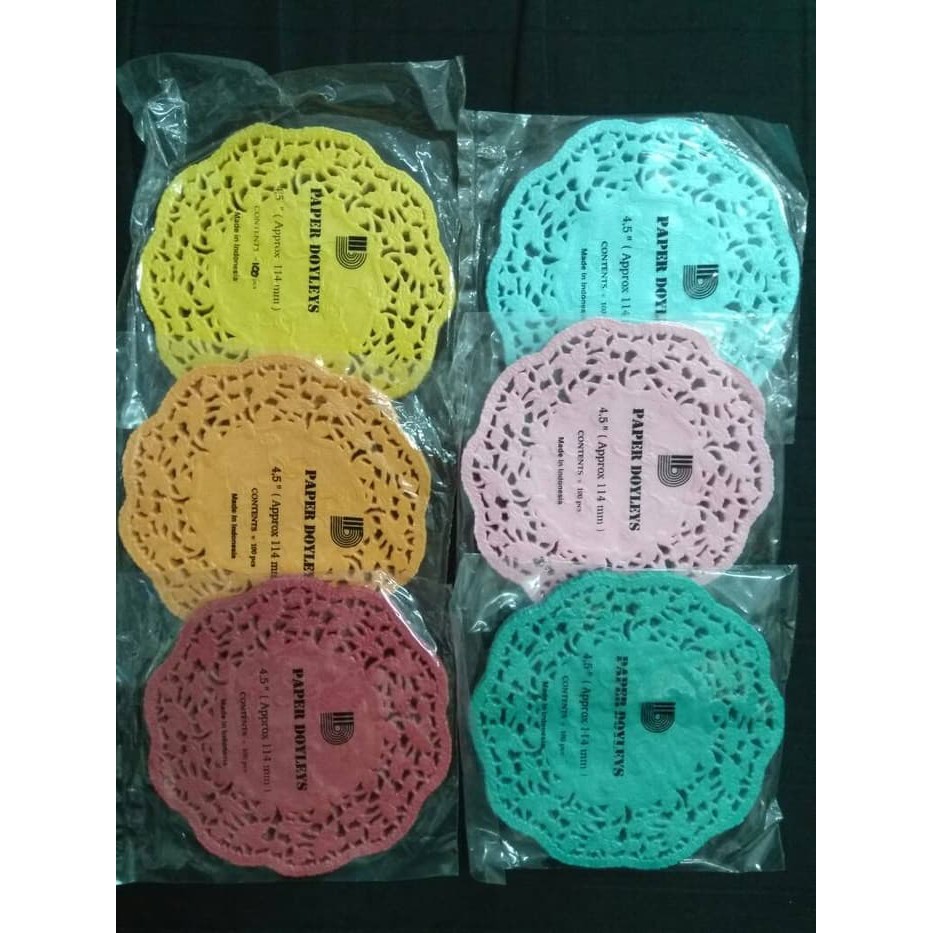 Jual Diva Colour Paper Doyleys Kertas Doilies Kertas Kue Alas Toples