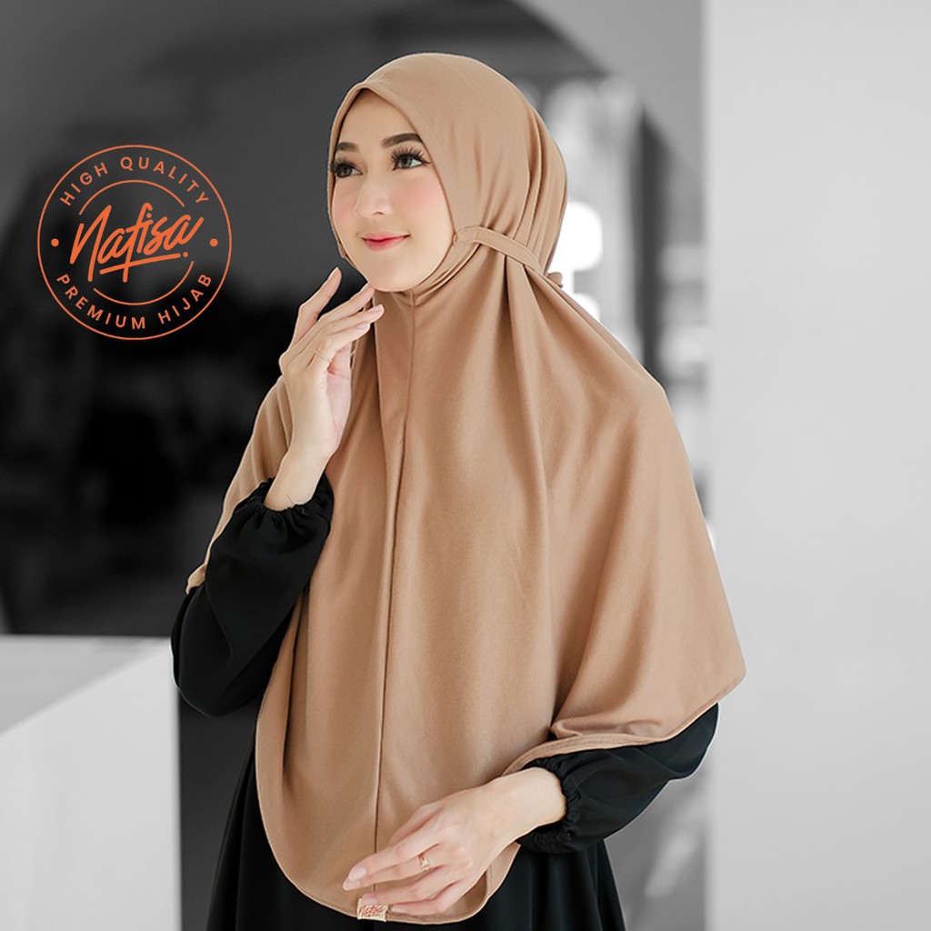 Jual Nafisa Hijab At Home Premium Kerudung Instan Maryam Kaos Tali