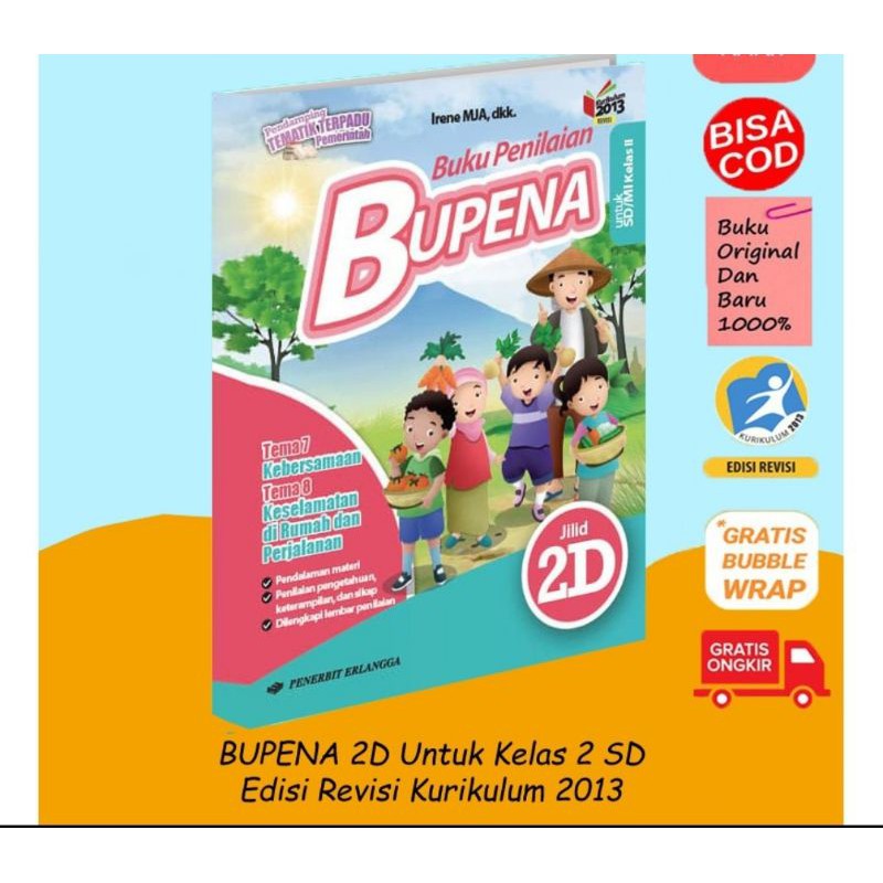 Jual Bupena Buku Penilaian Jilid D Untuk Sd Mi Kelas Ii K N