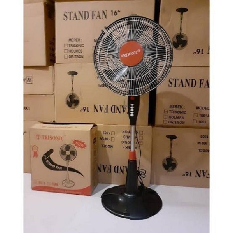 Jual COD Kipas Berdiri TRISONIK 16 Inch Stand Fan JUMBO Pendingin