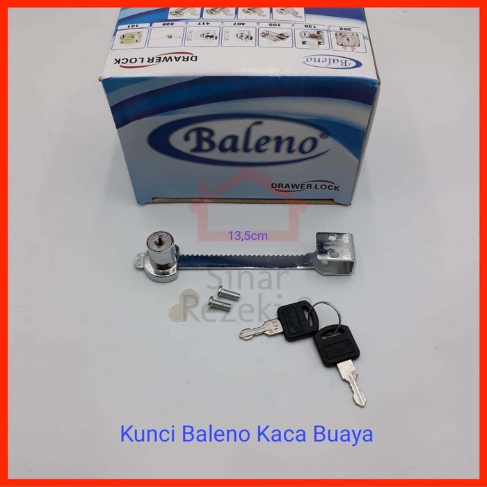 Jual Kunci Kaca Buaya Baleno Gergaji Pintu Lemari Etalase Geser