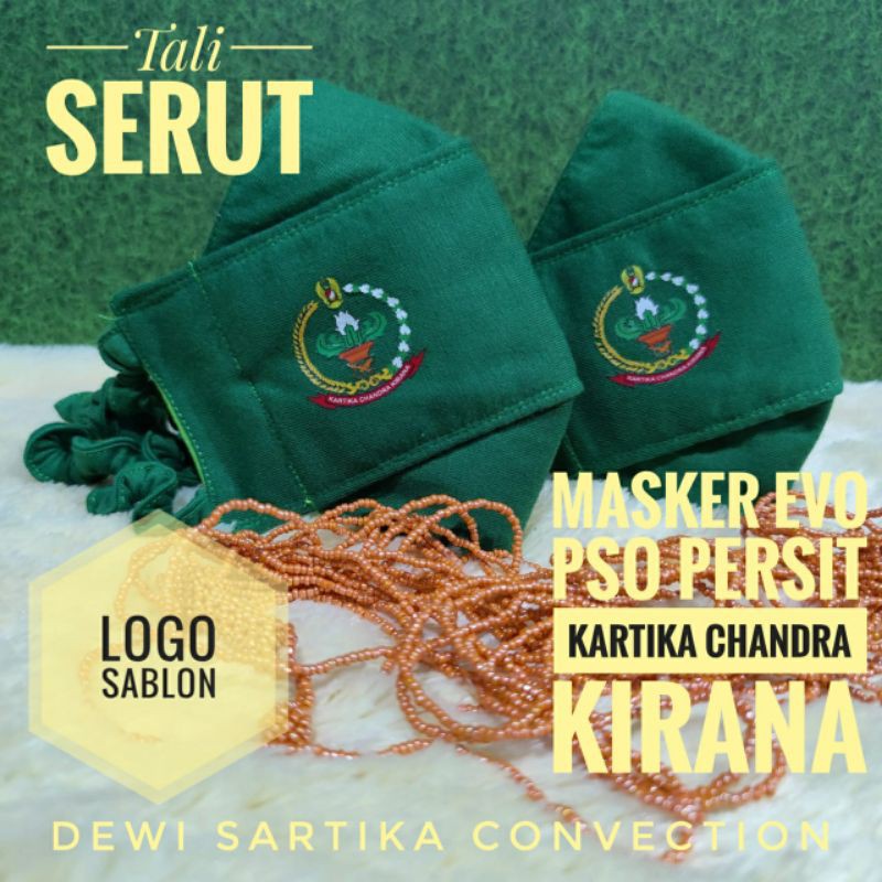 Jual Masker D Pso Persit Kartika Chandra Kirana Logo Sablon Bordir