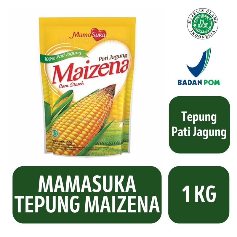 Jual Mamasuka Maizena Tepung Pati Jagung 1kg Shopee Indonesia