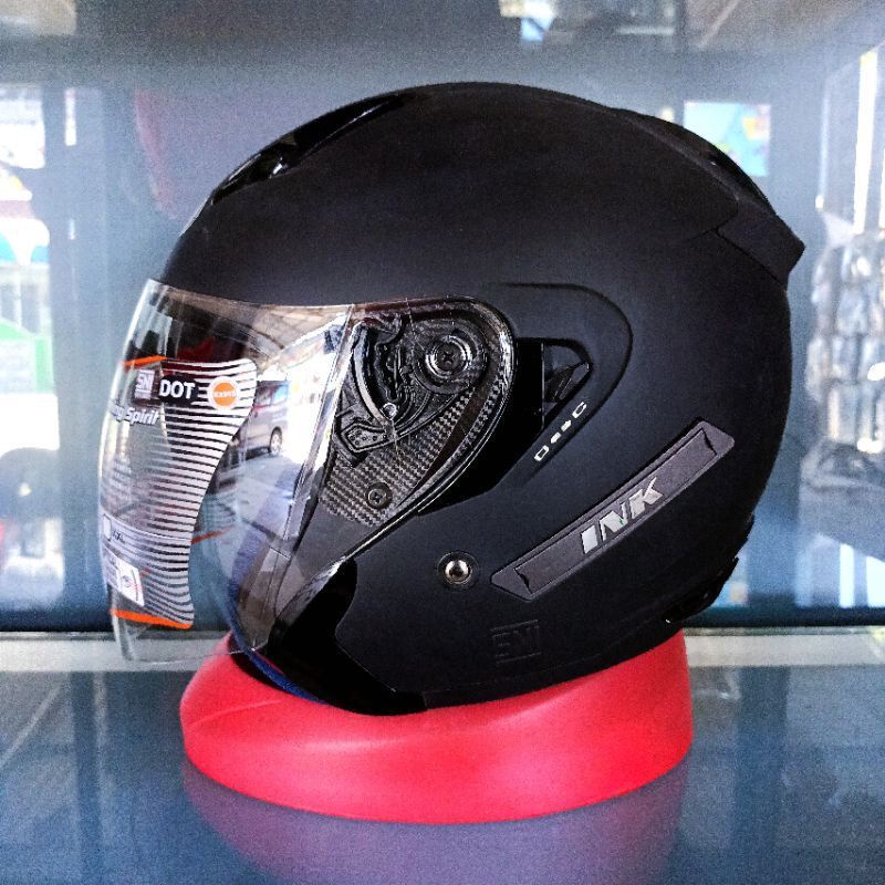 Jual HELM INK METRO 2 HITAM DOFF DOBEL VISOR PULL WARNA Shopee Indonesia