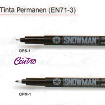 Jual SNOWMAN OPF OPM Permanent Marker Spidol Pulpen OHP Permanen