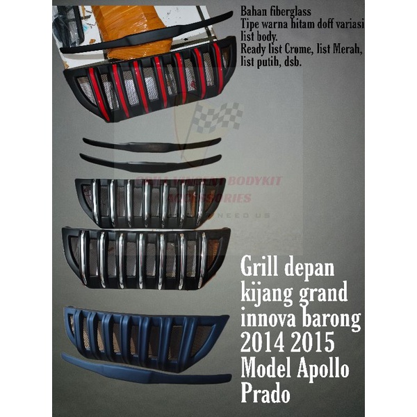 Jual Gril Inova Grill Kijang Grand Innova Barong Apolo Prado