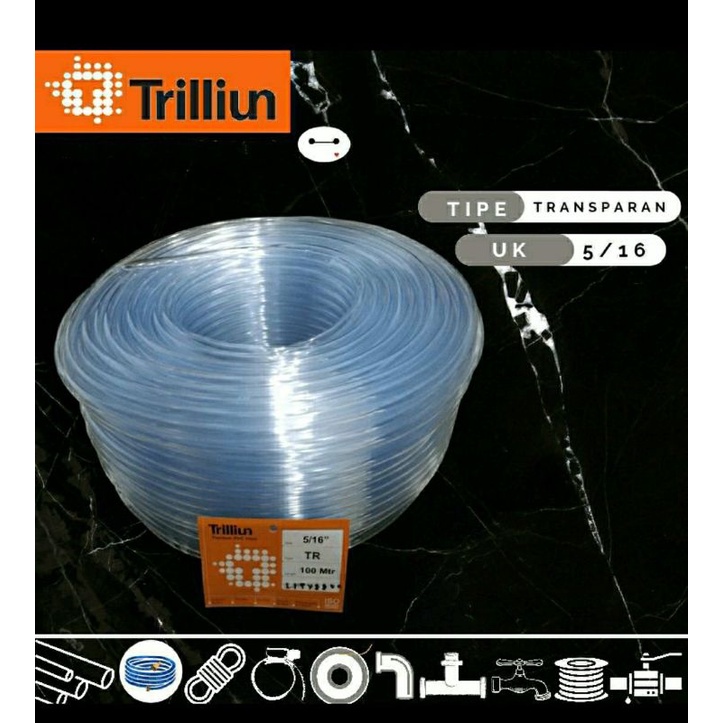 Jual Selang Air Trilliun Transparan Harga Permeter Shopee