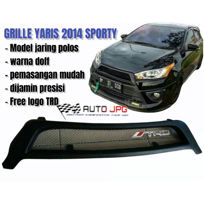 Jual Grill Yaris 2014 2017 Sporty TRD Shopee Indonesia