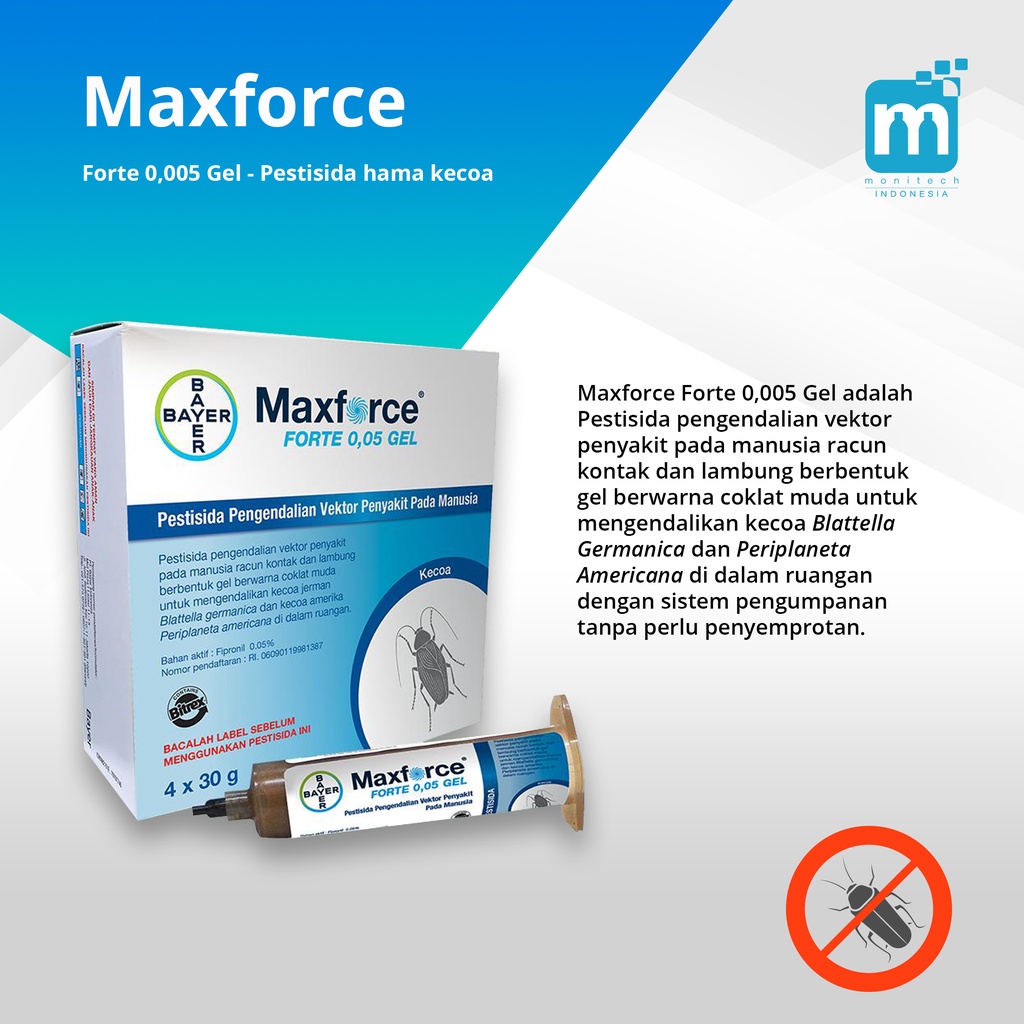 Jual Pembasmi Kecoa Jerman Maxforce Forte Produk Bayer Shopee Indonesia