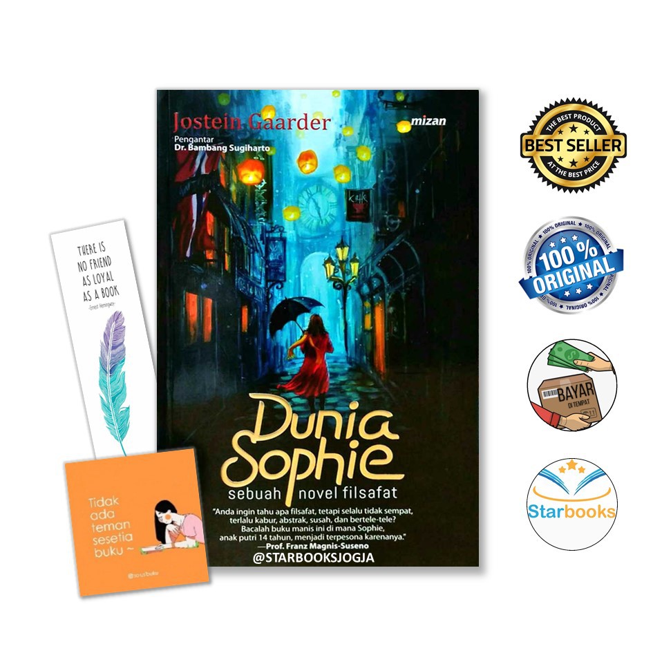 Jual ORI NOVEL DUNIA SOPHIE JOSTEIN GAARDER MIZAN Shopee Indonesia