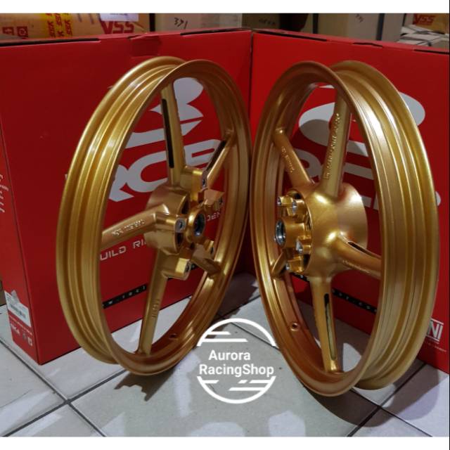 Jual Velg Racing RCB MX King 160 185 SP 522 Gold Shopee Indonesia