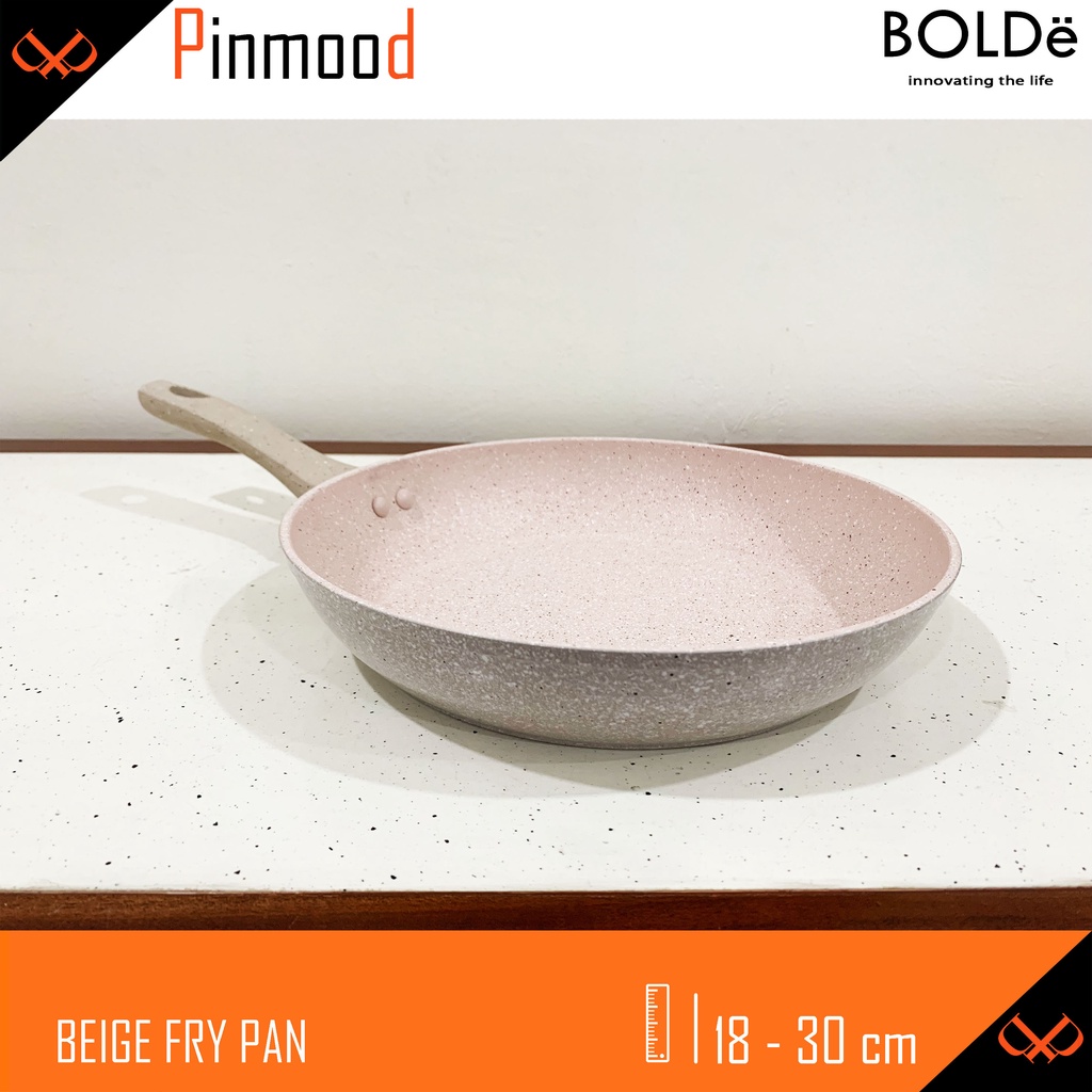 Jual BOLDE BEIGE FRY PAN FRYPAN SUPER PAN COATING GRANITE PANCI