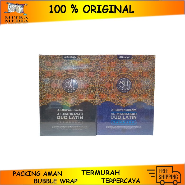 Jual AlQuran Al Madrasah Duo Latin Sambung AlQuran Terjemahan Tajwid