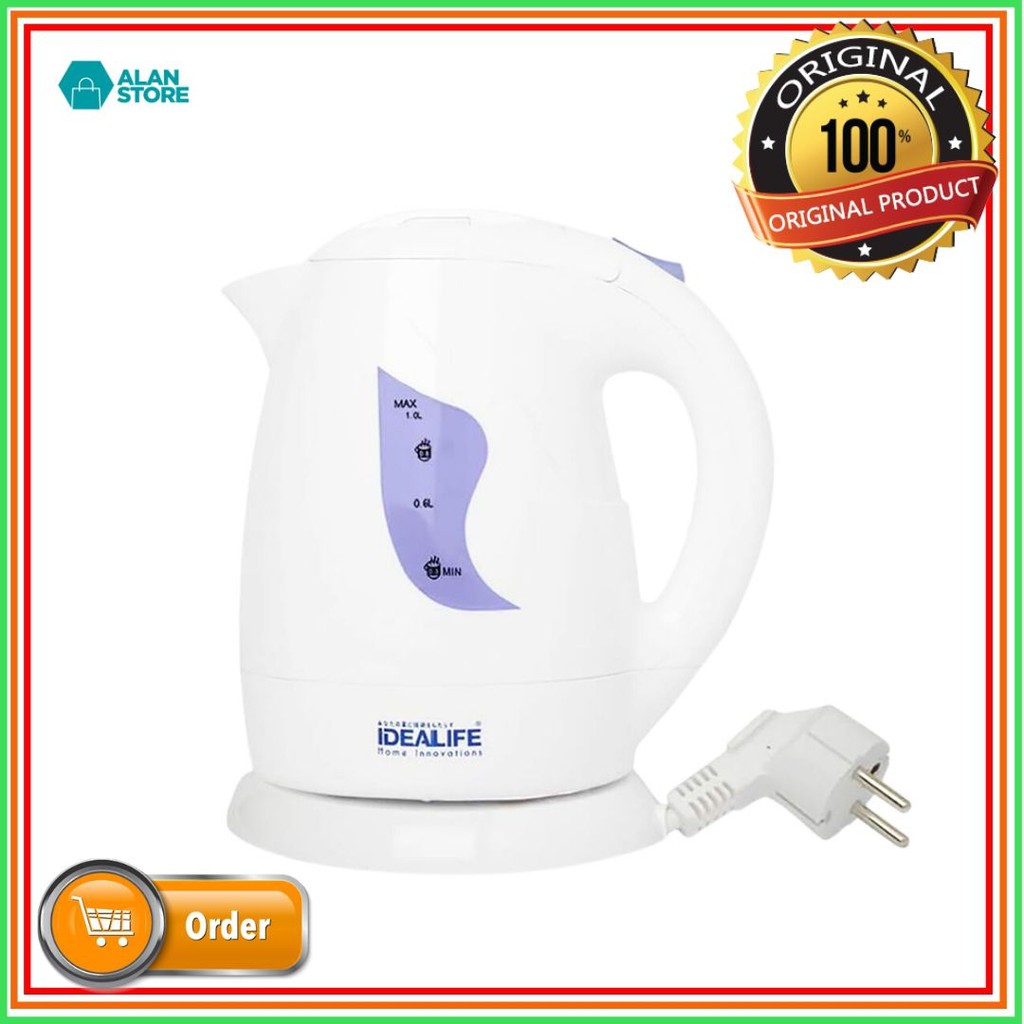 Jual TEKO LISTRIK KETEL LISTRIK PEMANAS AIR 1 0 LITER IL 115 IDEALIFE