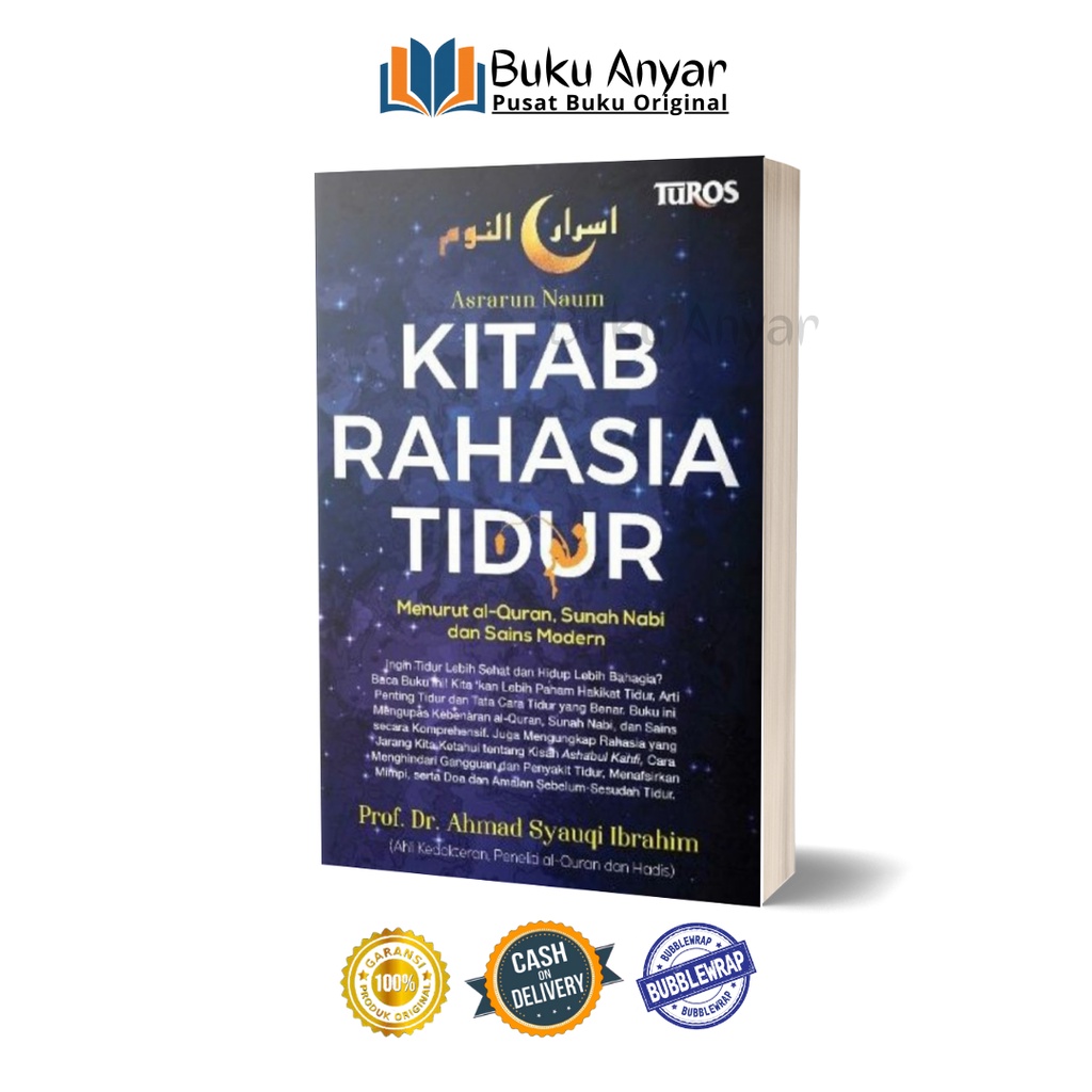 Jual Kitab Rahasia Tidur Menurut Al Quran Sunah Nabi Dan Sains Modern