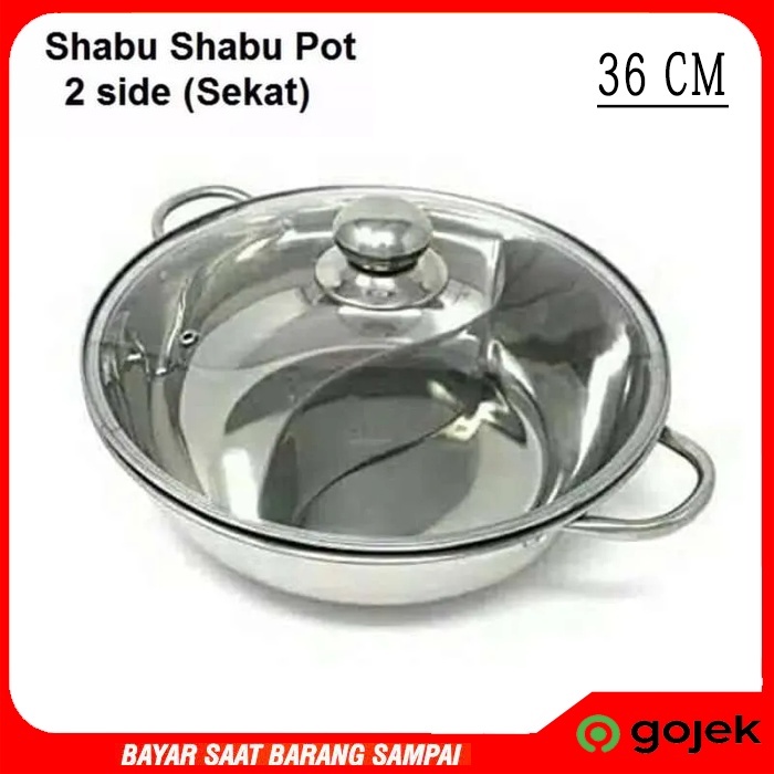 Jual Panci Shabu Sekat Hot Pot Cm Shopee Indonesia