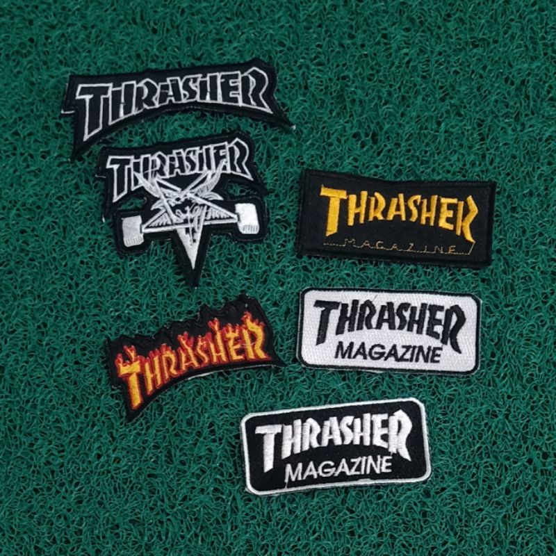 Jual Paket Thrasher Patch Mini Bordir Premium Super Murah Shopee