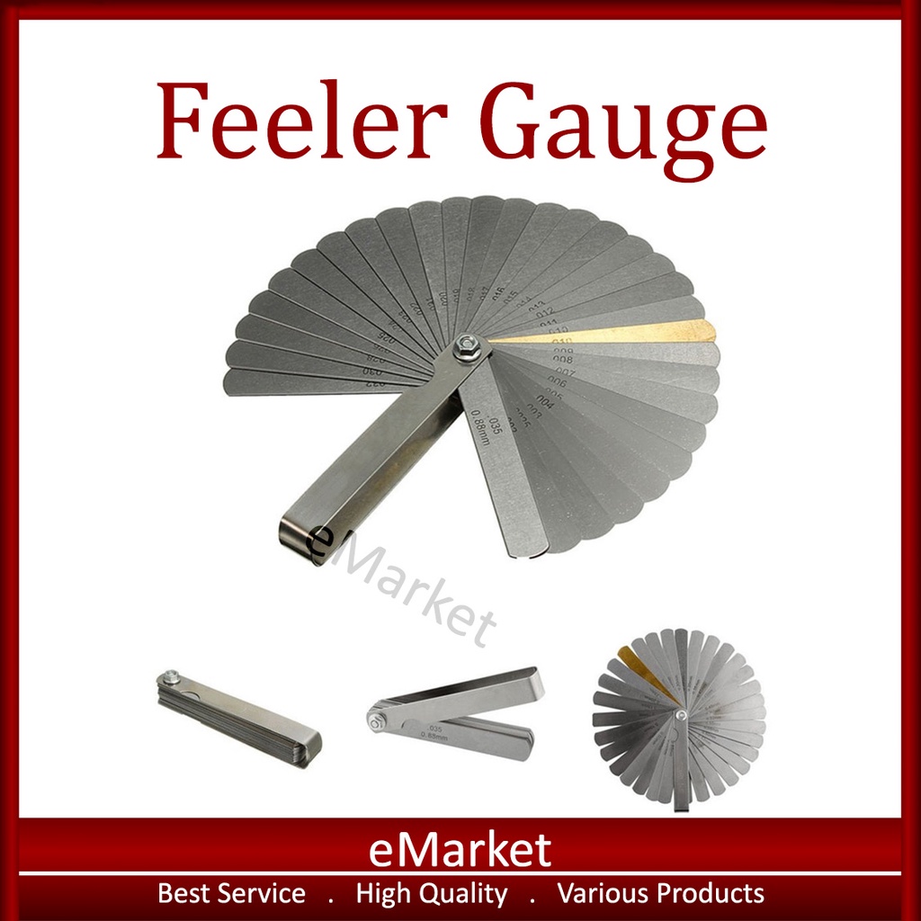 Jual Feeler Gauge Thickness Pengukur Setelan Klep Fuller Alat